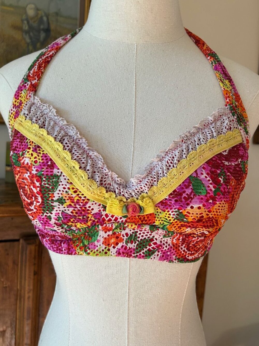 Vintage Betsey Johnson Floral Bikini Set - Picture 8 of 11